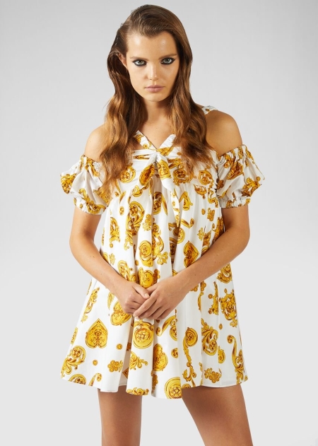 Rochie Mini Versace Versace Baroque Print Dama | RZADIOG-78